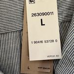 Levi's  Boyfriend Fit Blue & White Striped Women's Shirt‎ Size L Photo 10