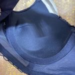 Aerie  Navy Blue Real Power Plunge Push Up Sunflower Lace Bra 32D NWT Photo 4