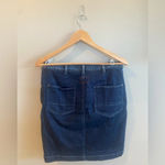 Holding Horses  Anthropologie Women’s‎ Western Denim Skirt w/ Fabric  Size 27 Photo 1