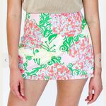 Lilly Pulitzer Mariposa Callie Floral Mini Skirt Pink Butterflies Size 0 Photo 9