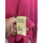 Anthropologie Pilcro Pink Notched Waffle Knit Long Sleeve Thermal Top Size Large Photo 7