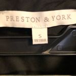 Preston & York  Black Crisp Cotton Blend Long Sleeved Pull on blouse S Photo 4