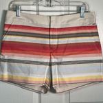 Tommy Hilfiger Sz 6 Shorts Striped Southwest Sunset Colors Photo 11