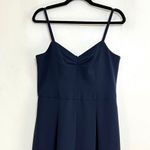 Eliza J  Sweetheart Neck Pleated Wide Leg Crepe Jumpsuit Photo 3