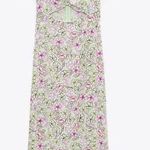 ZARA Floral Print Dress Photo 4