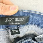 Judy Blue Bleach Distressed Skinny Fit Jeans Size 1/25 Raw Hem Mid Rise Cropped Photo 8