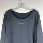 Nike  Pro Hyperwarm Womens Long Sleeve Shirt Size XXL Black Base Layer Top 856287 Photo 3