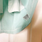 Urban Outfitters  Size Large Light Green Gingham Side Pocket Mini‎ Skirt Photo 4