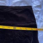 Black velvet mini skirt Photo 4