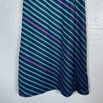 Rabbit Women XL Blue Purple Stripe Bunny Hop Tank Racerback Lightweight Running Photo 1