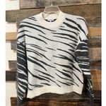 Rails Lana Mixed Abstract Tiger Wool Cashmere Blend Sweater Size S Photo 2