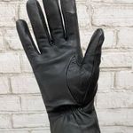 Michael Kors MICHAEL Black Quilted Leather Women’s Gloves Size L Photo 4