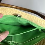 Talbots Woven Bucket Purse w/ Wooden Handles Photo 8