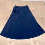 Jason Wu  Navy Blue Skirt with Pockets Size Small Photo 0