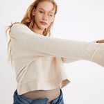 Madewell MWL Betterterry Crop Sweatshirt Photo 0