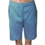 Puma Womens Bermuda Golf Shorts Turkish Tile Print Sporty Teal White Medium Photo 0