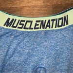 Muscle Nation  Seamless Women’s Medium Blue Leggings Photo 7
