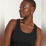 Everlane  The Tank Ribbed Midi Black Dress size XS Organic Cotton Photo 2