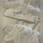ASTR  Size Small NEW Daniela White Off the Shoulder Lace Mini Dress NWT Photo 5