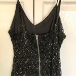 Hers & Mine Black Sequin Bodycon V Neck Mini Dress Size M Photo 5