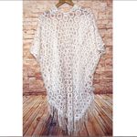 Chico's Chico’s | Cream High/Low Beach Cover Up/Kimono Photo 3