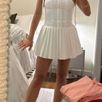 Princess Polly White Fit & Flare Dress Photo 0