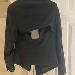 Rag and Bone  Teresa Cut Out Peek A Boo Black Blazer size 4 business professional Photo 5