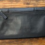 Coach Leather Wallet Clutch Organizer Snap Closure Black Photo 3