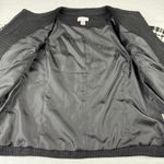 Christopher & Banks Christopher Banks Wool Blend Tweed Cardigan Jacket Women' Size Large Check Open Photo 5