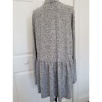 Gibson  Look Cardigan Womens Open Front Long Sleeve Gathered Back Heather Gray XL Photo 2