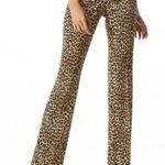 Alice + Olivia Signature Low Rise Stretch Bootcut Pants in Leopard Print Sz. 4 Photo 2