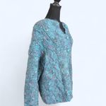 Oversized confetti cardigan fairy sweater Size Medium Blue Photo 2