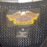 Harley Davidson Womens Black Embroidered Knit‎ Logo Sweater Medium Photo 3