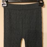 ardene dark grey ribbed footless leggings M/L Gray Size L Photo 1