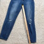 Judy Blue  Distressed Relaxed Fit Mid Rise Medium Wash Denim Jeans Women Size 26 Photo 3