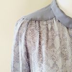 Aritzia Artizia Wilfred Guilia reptile silk blouse size xs Photo 1
