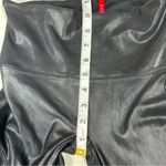 Spanx Faux Leather Moto Leggings Black Medium Pleather Pants City Chic Stretch Photo 5
