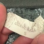 Altar'd State  Womens Size Small Green Cream Off The Shoulder Bell Sleeve Top Photo 7