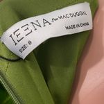 Mac Duggal NWT Drape Bodice Metallic Green Long Sleeve Dress 8 Gown Style 27165 Photo 9