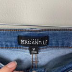 J. Crew Factory Woman's Sz 31High Rise Medium Wash Skinny Jeans Frayed Acid Wash Blue Photo 1