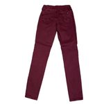 Buffalo David Bitton  Hope Skinny BL14409 Jeans Size 26 Burgundy Photo 2