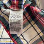 Gap X Pendleton Pajama Lounge Pants Large Red White Plaid 100% Cotton Drawstring Photo 6