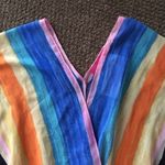 Pookie & Sebastian  Multi-Colored Stripe Tie Blouse Photo 3