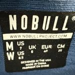 Nobull Womens Super Fabric Trainer Sneakers Blue Black Low Top Lace Up Size 8.5 Photo 3