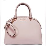 Michael Kors  Pink‎ Large Dome Emmy Satchel - Blossom Saffiano/Rose Gold Hardwa… Photo 0