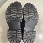 Black Faux Leather Y2K Mary Jane Chunky Heel Platform Shoes US 7 Grunge Goth Photo 4