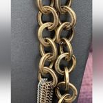 Talbots Vintage signed  Gold Silver Multi Strand 30” Layered Necklace Photo 1