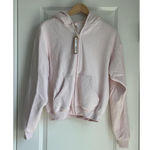SKIMS Pink Zip Up Hoodie S Photo 2