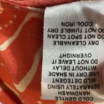 Natalie Martin  Isobel Orange Pink Zip Zag Maxi Dress Rayon 3/4 Sleeve Medium Photo 8