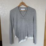 Derek Lam  10 Crosby Chain Fringe Asymmetric Sweater Small Silk Cashmere Photo 0